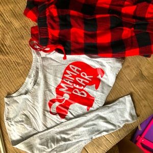 Mama Bear Pajamas Set